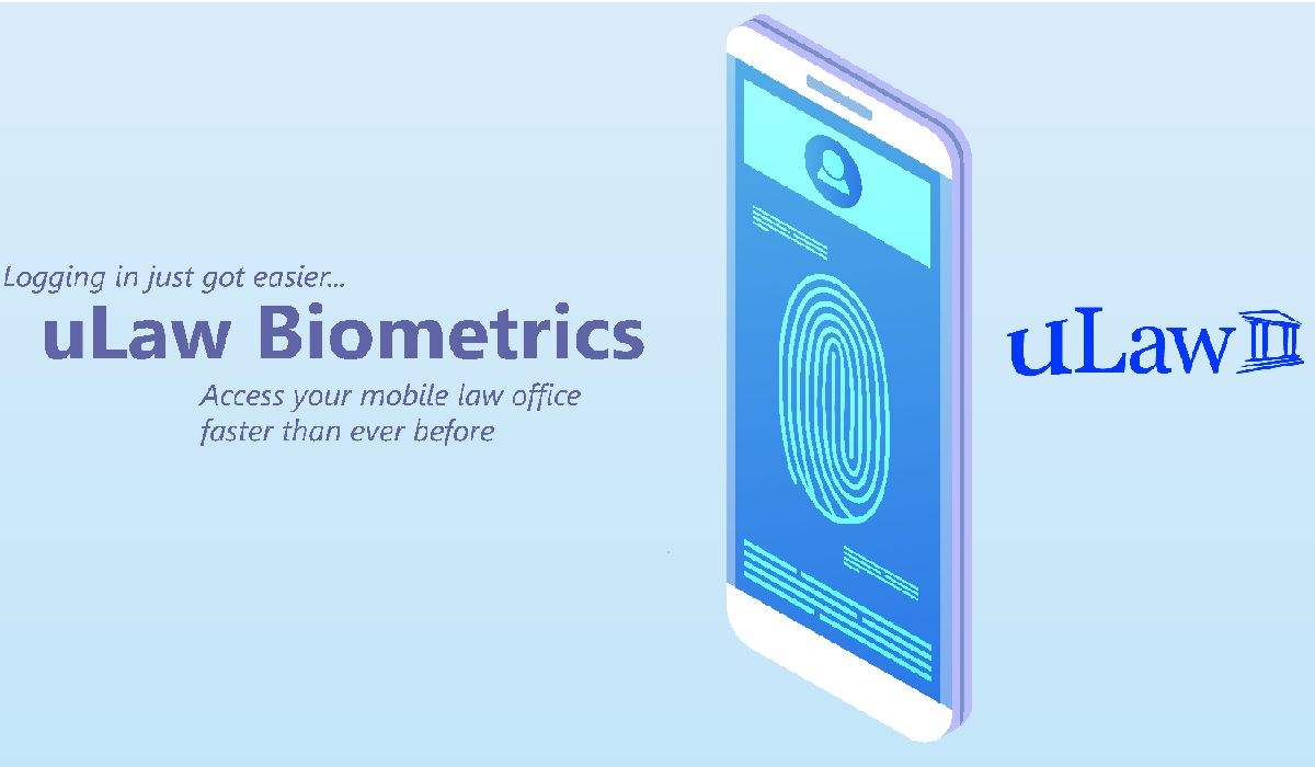 Log into uLaw with biometrics!