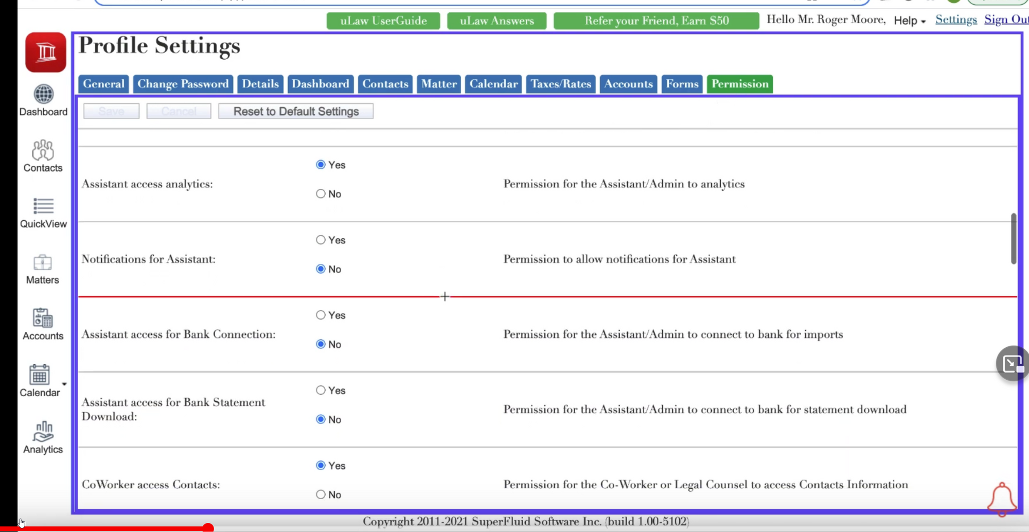 Managing permissions for bookkeepers and assistants to connect to your bank