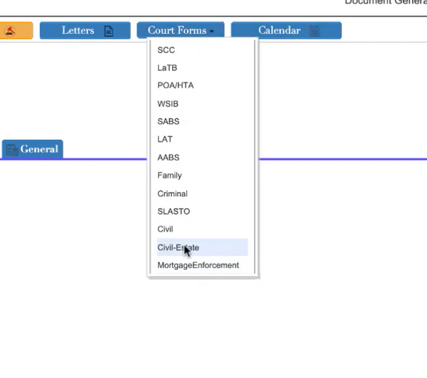 Automate Ontario Civil Estate court forms with uLawPractice