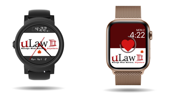 uLaw wearables: watch your finances in a new way, with mobile also