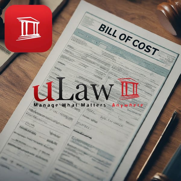 Maximizing Legal Practice Efficiency with uLaw's "Bill of Costs" Reporting